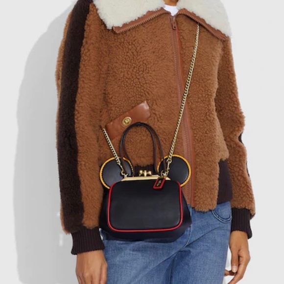 Coach Disney Mickey Mouse X Kieth Haring Kisslock Bag - Picture 6 of 12